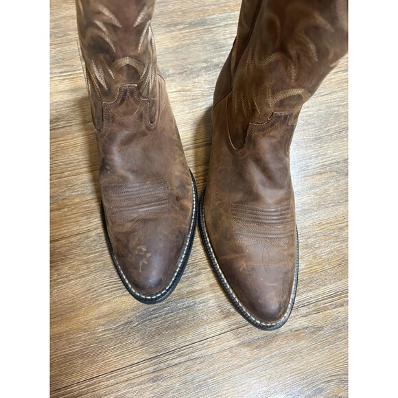 Ariat Mens 34725 Heritage R Toe Western Leather Pull On Cowboy Boots Size 11 D main image 6